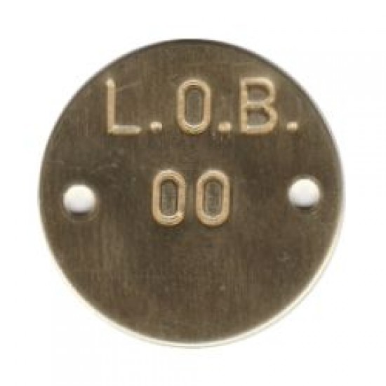 L.O.B. Brass tokens Pack of 100